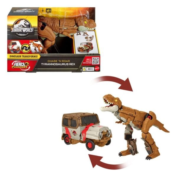 Tyrannosaurus Rex Jurassic World Fierce Changers Action Figure 21 Cm