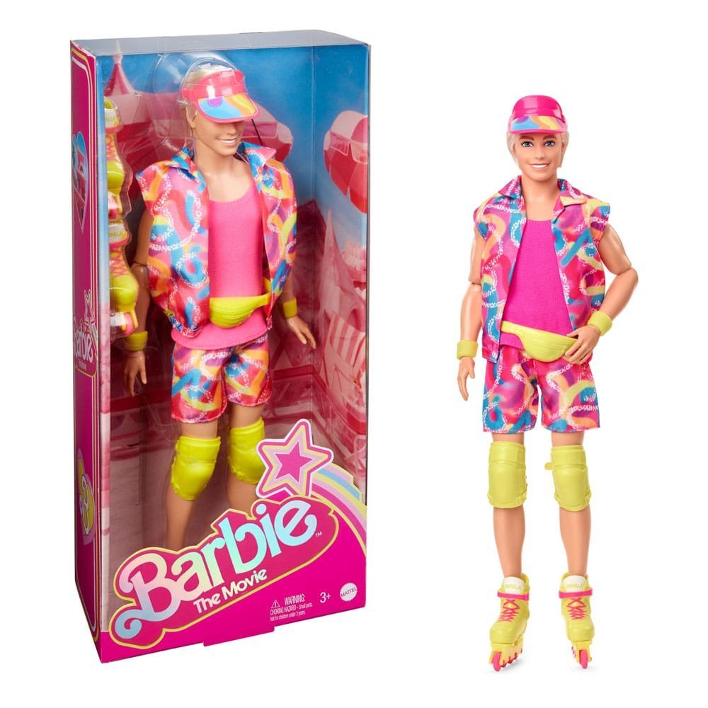 Inline Skating Ken Barbie The Movie Fashion Doll 27 Cm