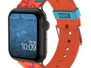Captain America Blacklight Marvel Collection Smartwatch Wristband Cinturino