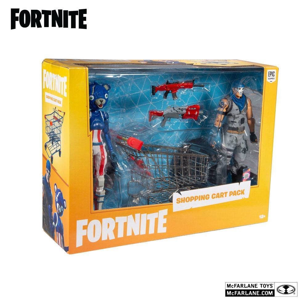 Fortnite Action Figures Shopping Cart Pack War Paint E Fireworks Team Leader 18 Cm