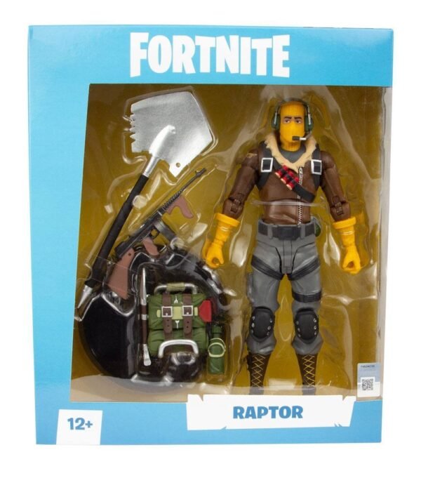 Raptor Action Figure Fortnite 18Cm Con Accessori Mcfarlane Toys