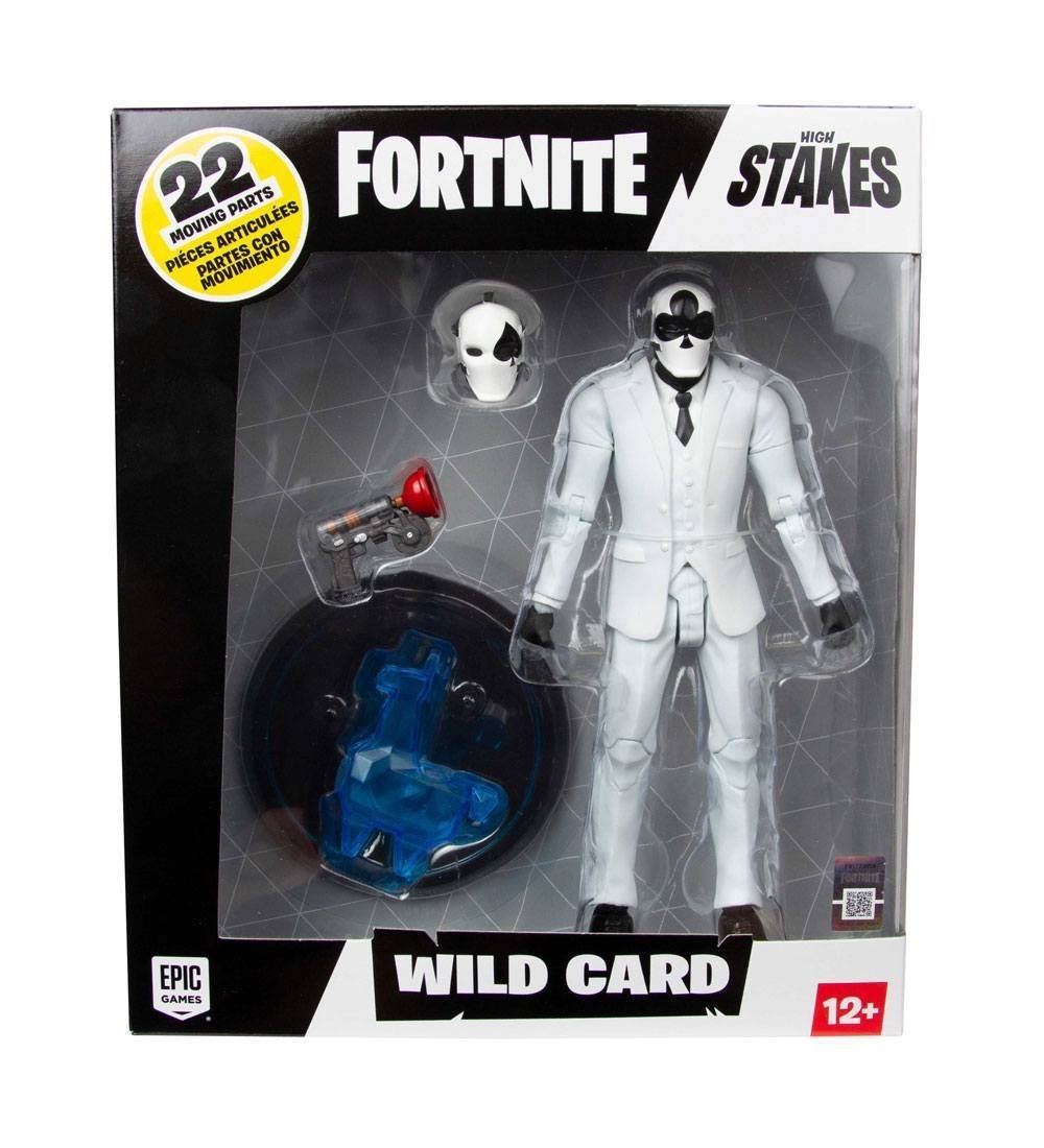 Wild Card Black Nero Action Figure Fortnite 18Cm Con Accessori Mcfarlane Toys