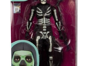 Green Glow Skull Trooper Action Figure Fortnite Fluorescente Al Buio 18 Cm Mcfarlane