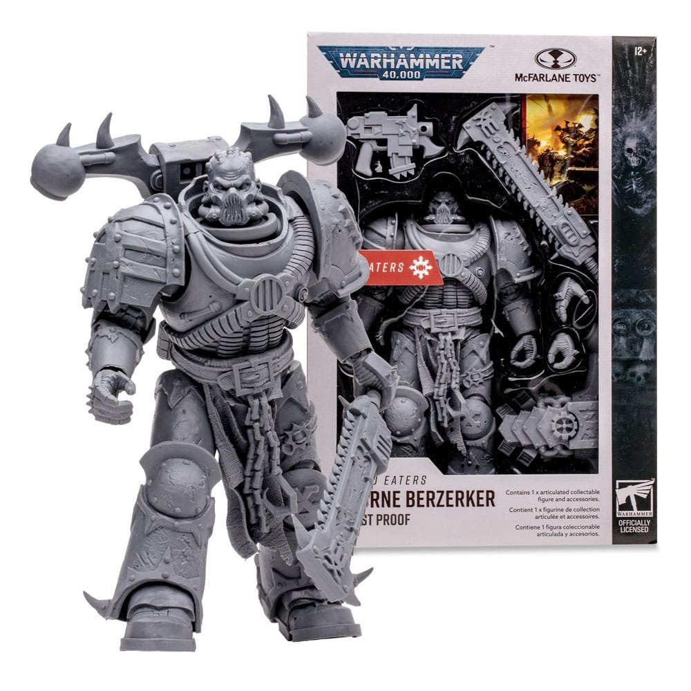 Chaos Space Marines World Eater Artist Proof Warhammer 40K Action Figure 18 Cm