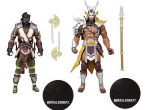 Sub Zero Shao Khan Mortal Kombat Action Figure 2 Pack 18 Cm