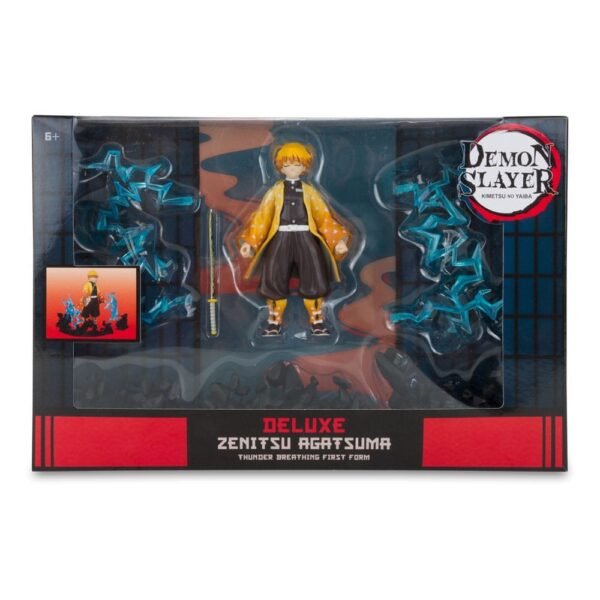 Zenitsu Agatsuma Thunder Breathing Deluxe Action Figure Demon Slayerr Kimetsu No Yaiba 13 Cm