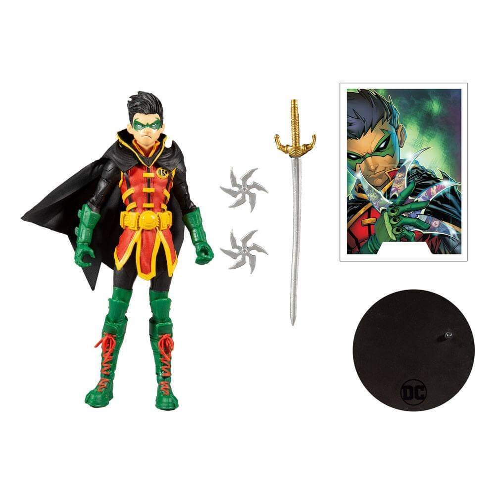 Damian Wayne As Robin Dc Multiverse Action Figure 18 Cm End March 2021