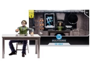 The Joker Jail Cell Variant Batman The Dark Knight Gold Label Dc Multiverse Action Figure 18 Cm