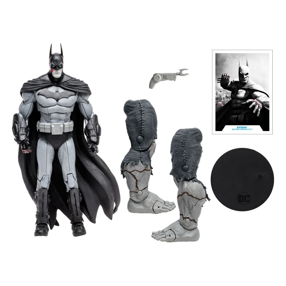 Batman Gold Label Batman Arkham City Dc Multiverse Gaming Build A Action Figure 18 Cm Solomongundry Bw