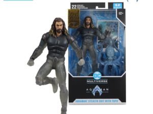 Aquaman Stealth Suit With Topo Gold Label Aquaman And The Lost Kingdom Dc Multiverse Action Figure 18 Cm