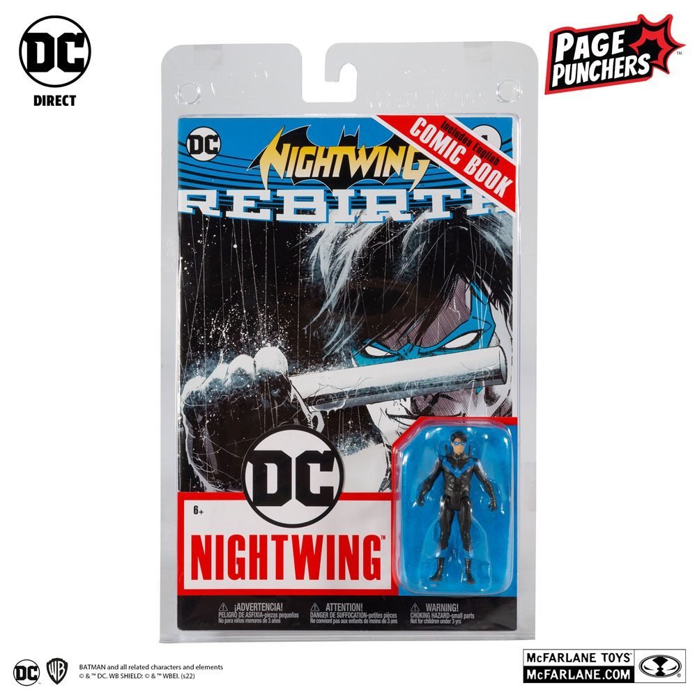 Dc Direct Page Punchers Action Figure Nightwing Dc Rebirth 8 Cm