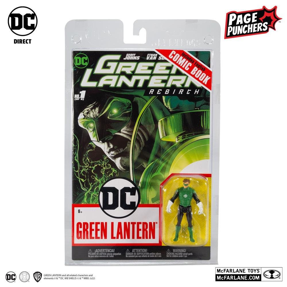 Dc Direct Page Punchers Action Figure Green Lantern Hal Jordan 8 Cm