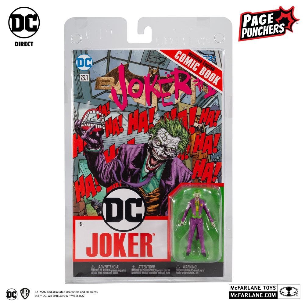 Dc Direct Page Punchers Action Figure Joker Dc Rebirth 8 Cm