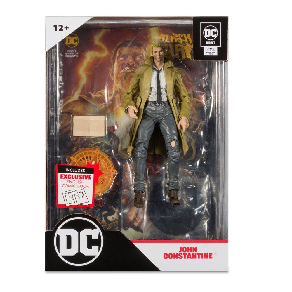 Dc Black Adam Page Punchers Action Figure John Constantine 18 Cm
