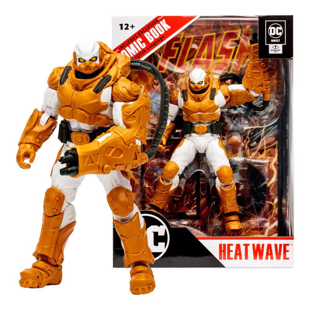 Heatwave The Flash Comic Dc Direct Page Punchers Action Figure 18 Cm