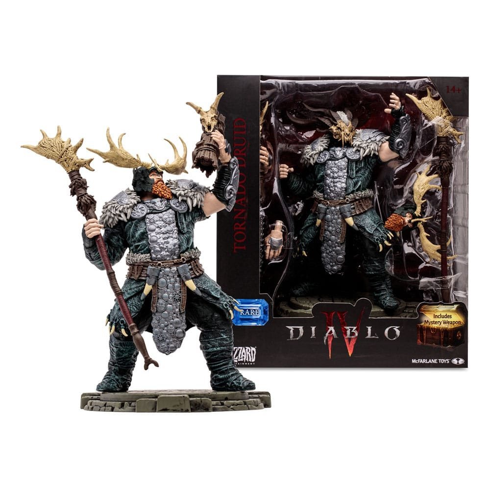 Tornado Druid Rare Diablo 4 Posed Figure 1 12 15 Cm