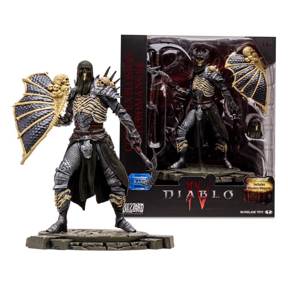 Corpse Explosion Necromancer Rare Diablo 4 Posed Figure 1 12 15 Cm