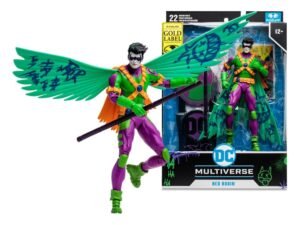 Jokerized Red Robin New 52 Dc Multiverse Action Figure Gold Label 18 Cm