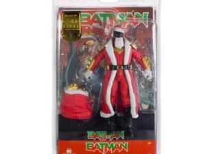 Bat Santa Red Variant Dc Multiverse Action Figure Gold Label 18 Cm