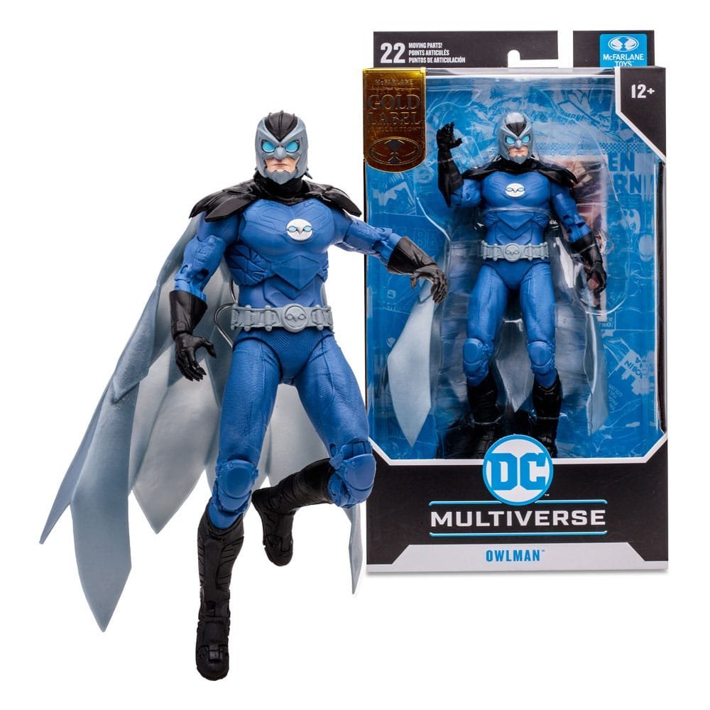Owlman Forever Evil Gold Label Dc Multiverse Action Figure 18 Cm