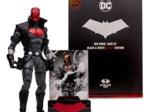 Red Hood The New 52 Black White Accent Edition Gold Label Dc Multiverse Action Figure 18 Cm