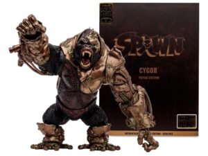 Cygor Spawn Megafig Action Figure Patina Edition Gold Label 30 Cm