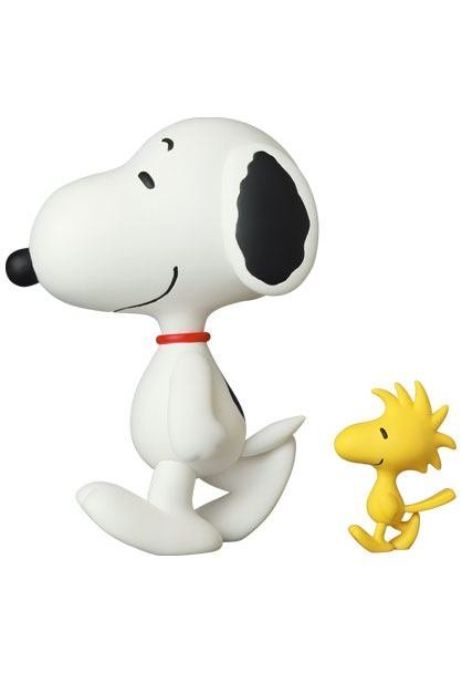Peanuts Vcd Vinyl Figures Snoopy And Woodstock 1997 Ver 7 16 Cm