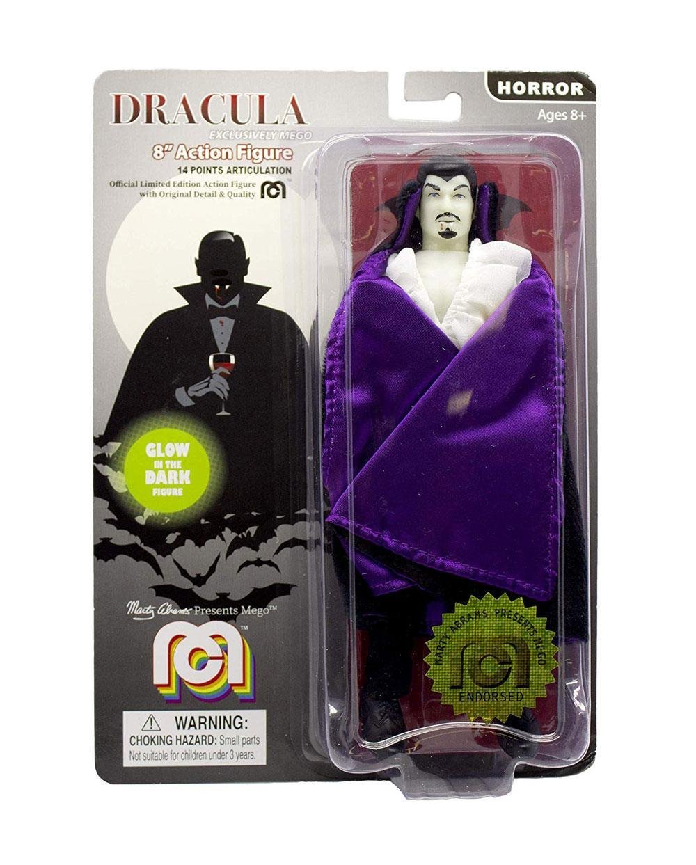 Dracula Action Figure 20 Cm Glow In The Dark Mego Toys