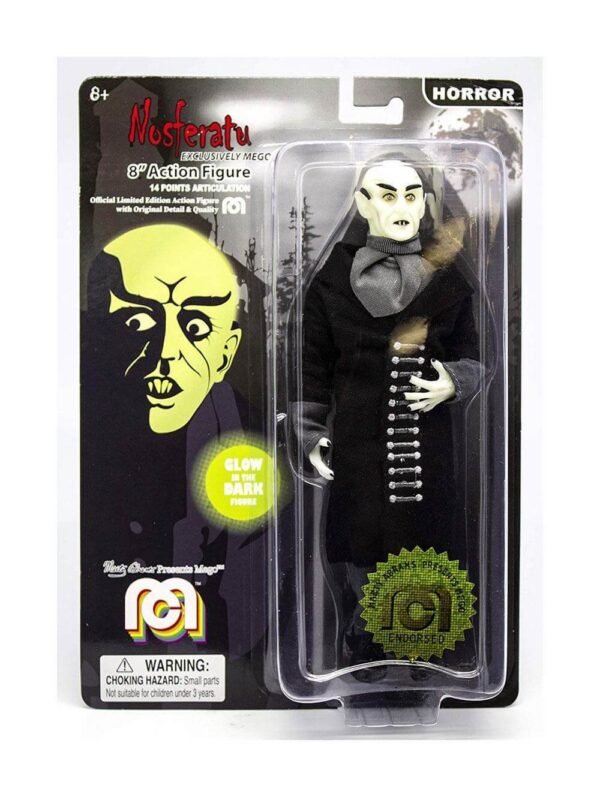 Nosferatu Action Figure Glow In The Dark Fluorescente 20Cm