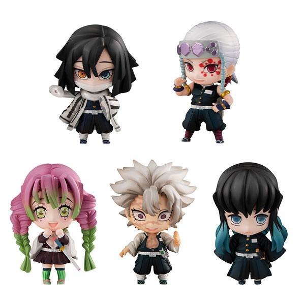 Demon Slayer Kimetsu No Yaiba Trading Figure 5 Pack Sailor Tanjiro The Hashira Mascot Set B 5 Cm