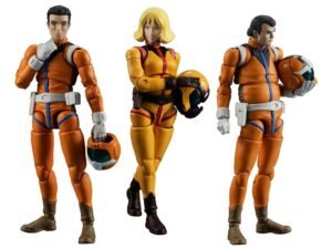 Mobile Suit Gundam G M G Action Figure 3 Pack Earth Federation Force 10 Cm