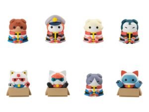 Mobile Suit Gundam Mega Cat Project Trading Figure 3 Cm Nyandam We Are The Earth Federation Forces Assortment