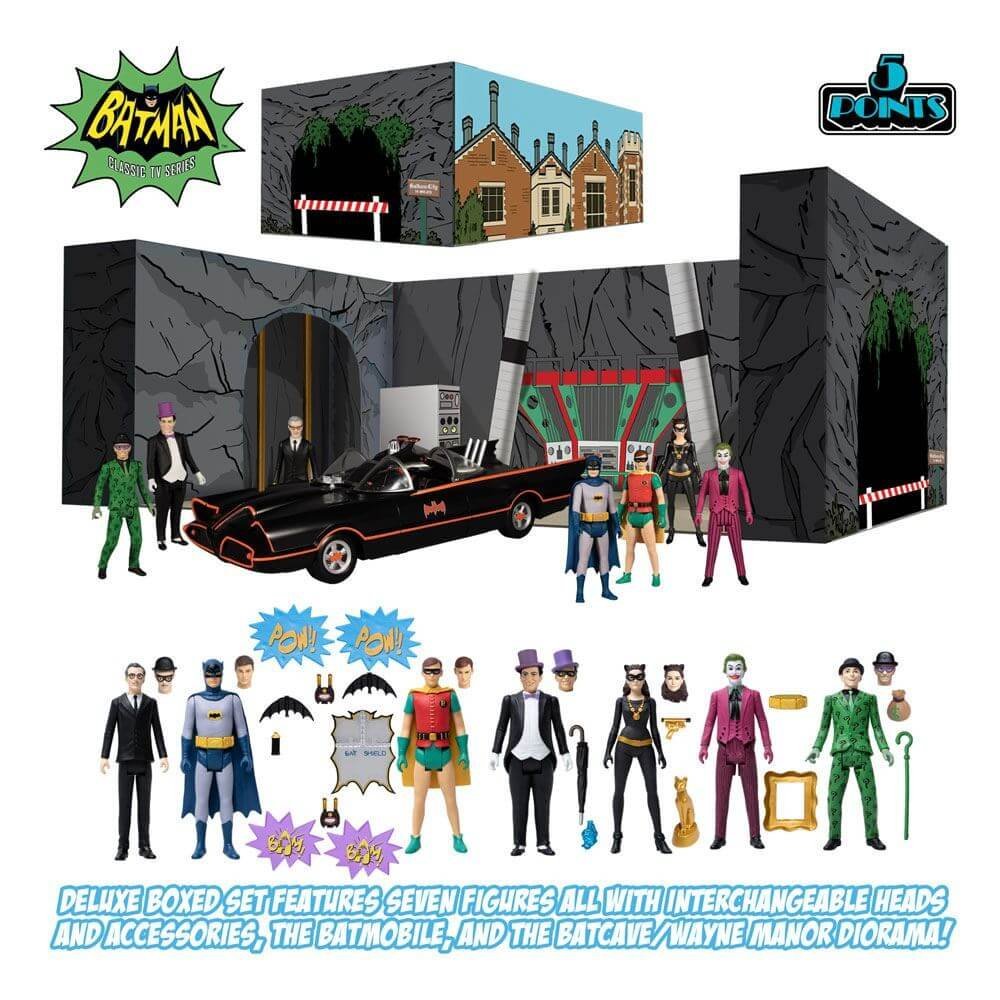 Deluxe Box Set Batman 1966 The Warriors 5 Points Action Figures 9 Cm End March 2021