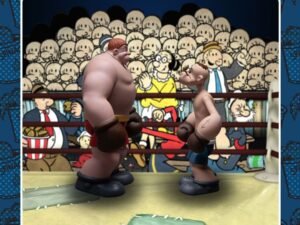 Popeye And Oxheart 5 Points Deluxe Figure Set 9 Cm