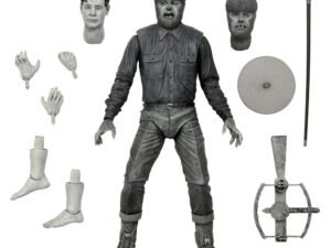 Universal Monsters Action Figure Ultimate The Wolf Man Black White 18 Cm Neca 04810