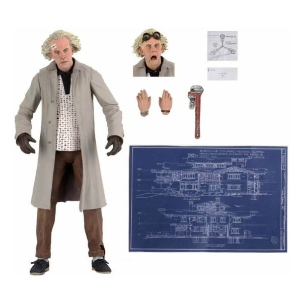 Ultimate Doc Brown Back To The Future Action Figure 18 Cm Neca 53614 End February 2021