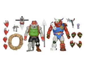 Dirtbag Groundchuck 18 Cm Teenage Mutant Ninja Turtles 1987 Action Figure 2 Pack Neca 5199 July 2022