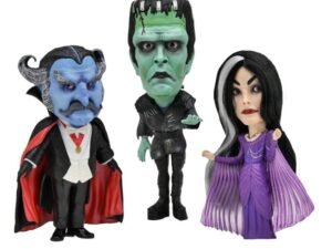 Rob Zombies Munsters Action Figure 12 Cm Retro Big Head 3 Pack