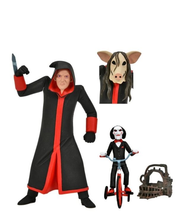 Killer Billy Tricycle Saw Toony Terrors Figure Jigsaw Boxed Set 15 Cm