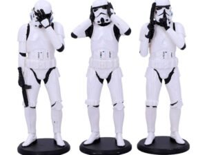 Original Stormtrooper Figures 3 Pack Three Wise Stormtroopers 14 Cm