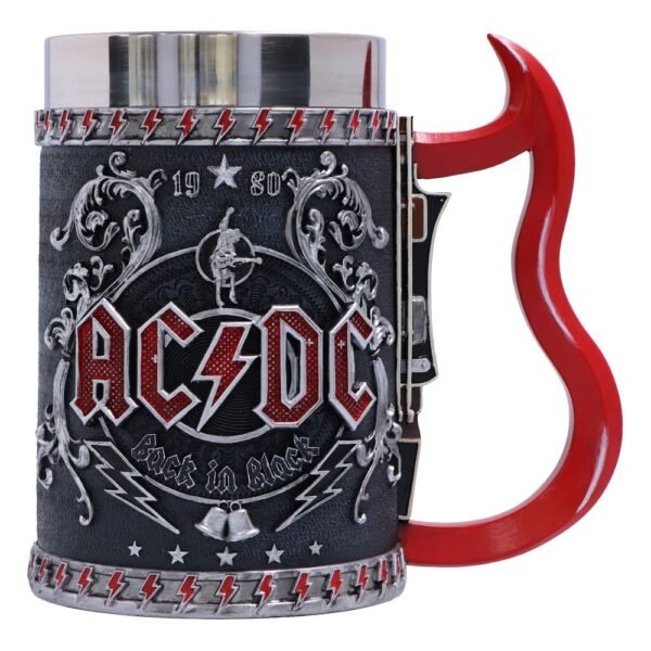 Ac Dc Tankard Back In Black 16 Cm