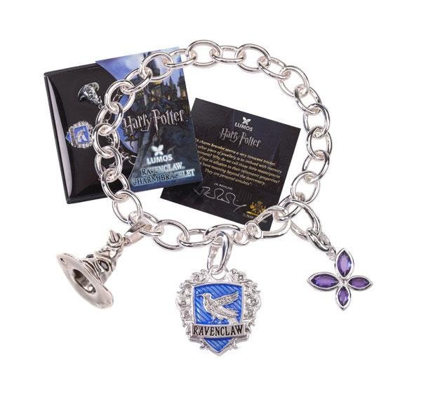 Ravenclaw Silver Plated Harry Potter Charm Bracelet Lumos