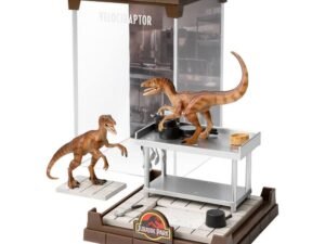 Jurassic Park Creature Pvc Diorama Velociraptors 18 Cm