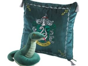 Harry Potter Cuscino Con Mascotte In Peluche Di Serpeverde