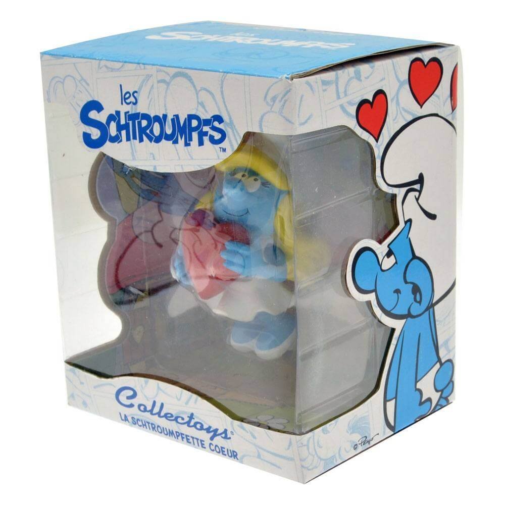 Puffetta Con Cuore The Smurfs Collection Statue Smurfette Holding A Heart 15 Cm