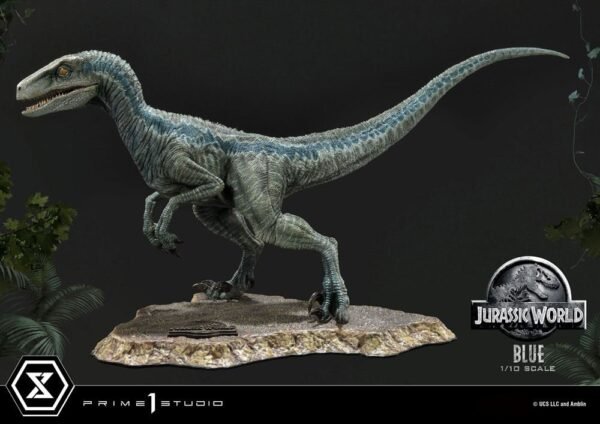 Blue Open Mouth Version Jurassic World Fallen Kingdom Prime Collectibles Statue 1 10 17 Cm