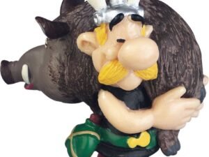 Asterix Figure Asterix Holding A Boar 6 Cm