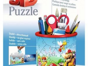 Super Mario 3D Puzzle Pencil Holder 57 Pieces