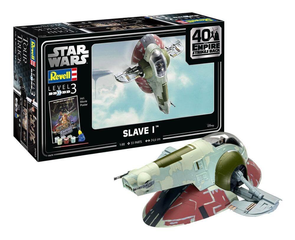 Star Wars Model Kit 1 88 Slave I 40Th Anniversary 34 Cm