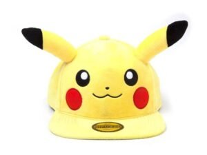 Embarrassed Pikachu Pokemon Plush Snapback Cap